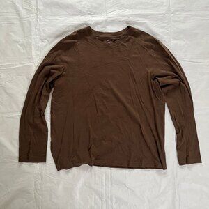 H&M Long Sleeve Shirt Brown - L